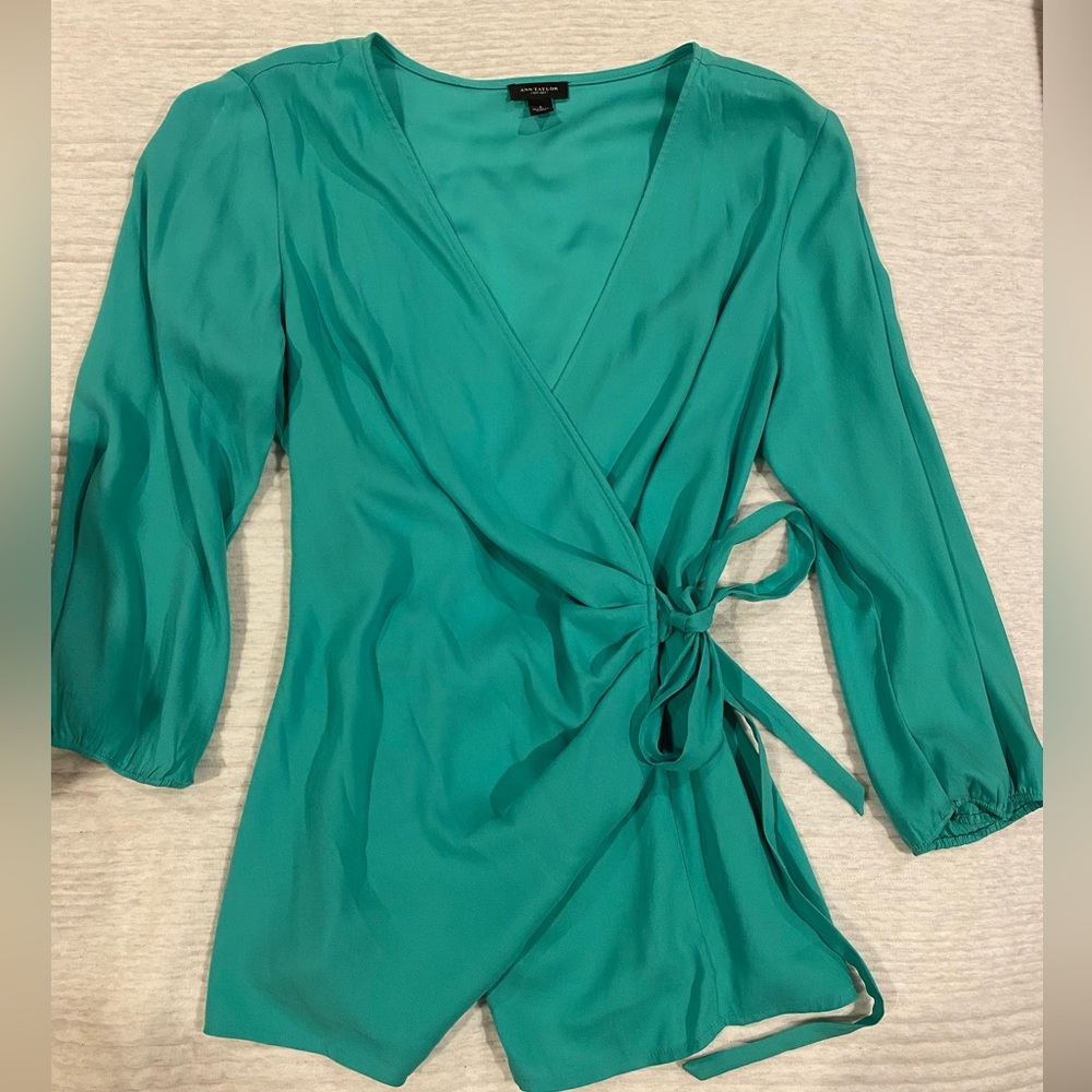 Ann Taylor wrap blouse